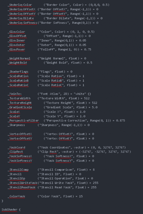 Unity-TextMeshPro如何扩展材质实现字体Face+Outline流光效果18+