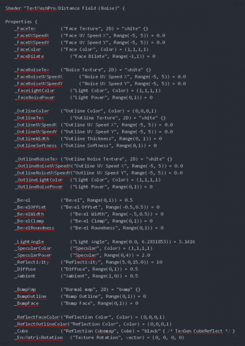 Unity-TextMeshPro如何扩展材质实现字体Face+Outline流光效果17+